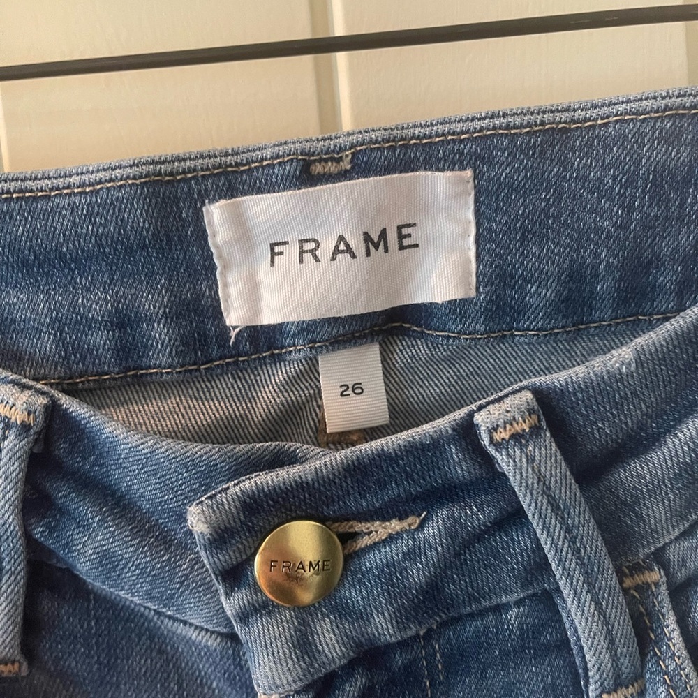 FRAME jeans size 26 Le crop mini boot - Picture 7 of 9